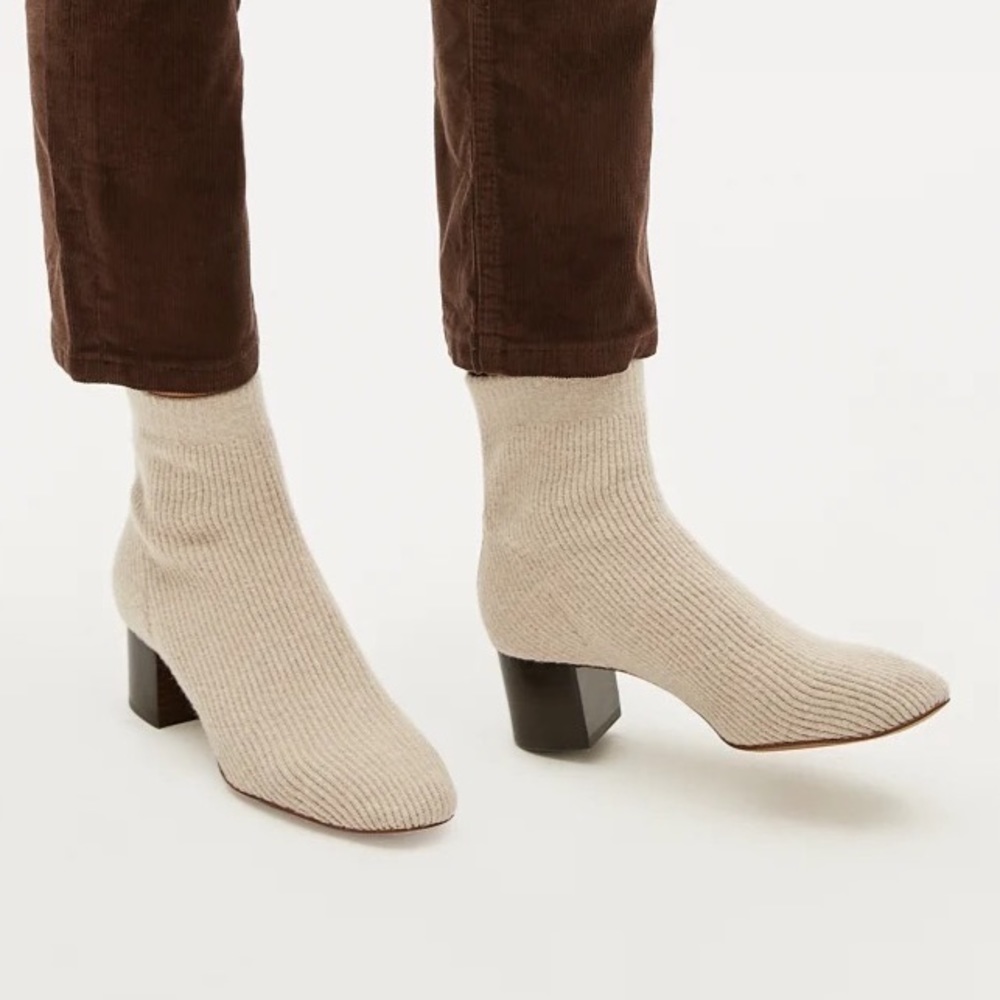 Everlane - The Glove Boot - Sock Bootie 8 ribbed ankle SOLD OUT
